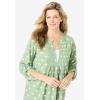 Woman Within Plus Size 7-Day Layered-Look Tunic(Sage Dot)