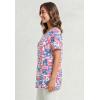 Woman Within Plus Size Americana Kangaroo Pocket Tee(Americana Patchwork)