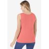 Woman Within Plus Size Beaded Tank Top(Pretty Turquoise)