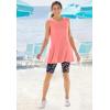 Woman Within Plus Size Sleeveless Fit-And-Flare Tunic Top(Classic Red)