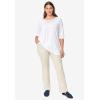 ellos Plus Size Crochet Trim Tunic(Misty Rose)