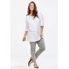 ellos Plus Size Crochet Trim Tunic(Misty Rose)