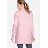 ellos Plus Size French Terry Love Tunic Sweatshirt(Misty Rose)