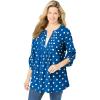 Deep Cobalt White Dot