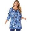 Navy Paisley