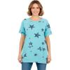 Seamist Blue Liberty Star