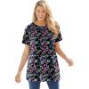 Black Multi Floral