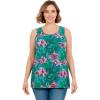 Emerald Tropical Bloom