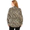 Woman Within Plus Size Petite Perfect Long Sleeve Shirt(Ivory Abstract)