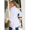 Woman Within Plus Size Perfect Pocket Long Shirt(Delicate Pink)