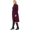 Woman Within Plus Size Plaid Flannel A-Line Shirtdress(Deep Claret Plaid)