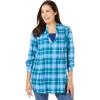 French Blue Cozy Plaid