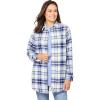 French Blue Ivory Plaid