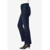 Woman Within Plus Size Flex Pull-On Bootcut Gap-Free Stretch Denim Jeans(Indigo Sanded)
