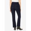 Woman Within Plus Size Flex Pull-On Bootcut Gap-Free Stretch Denim Jeans(Indigo Sanded)