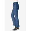 Woman Within Plus Size Flex Pull-On Bootcut Gap-Free Stretch Denim Jeans(Medium Stonewash)