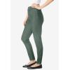 Woman Within Plus Size Petite Pull-On Elastic-Waist Stretch Fineline Denim Jeans – 22 WP, Pine
