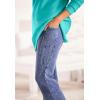 Woman Within Plus Size Petite Stretch-Cotton Knit Pull-On Bootcut Pocket Leggings(White)