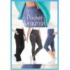 Woman Within Plus Size Petite Stretch-Cotton Knit Pull-On Bootcut Pocket Leggings(White)