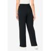 Woman Within Plus Size Tall Knit Pull-On Drawstring Cargo Pants(Black)