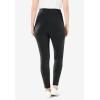 Woman Within Plus Size Tall Stretch-Cotton Knit Pull-On Leggings – 3X, Heather Charcoal