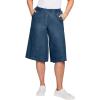 Woman Within Plus Size Relaxed Fit Coulotte(Medium Stonewash)