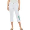 White Pastel Floral Embroidery