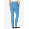 Woman Within Plus Size Flex Pull-On Straight-Leg Gap-Free Stretch Denim Jeans(Azure Blue)