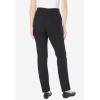 Woman Within Plus Size Flex Pull-On Straight-Leg Gap-Free Stretch Denim Jeans(Black)