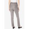 Woman Within Plus Size Flex Pull-On Straight-Leg Gap-Free Stretch Denim Jeans(Grey Denim)