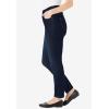 Woman Within Plus Size Flex Pull-On Straight-Leg Gap-Free Stretch Denim Jeans(Indigo Sanded)