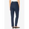 Woman Within Plus Size Flex Pull-On Straight-Leg Gap-Free Stretch Denim Jeans(Navy)