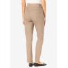 Woman Within Plus Size Flex Pull-On Straight-Leg Gap-Free Stretch Denim Jeans(New Khaki)
