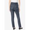 Woman Within Plus Size Flex Pull-On Straight-Leg Gap-Free Stretch Denim Jeans(Stonewash Sanded)