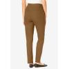 Woman Within Plus Size Flex Pull-On Straight-Leg Gap-Free Stretch Denim Jeans(Toffee)
