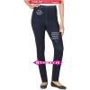 Woman Within Plus Size Pull-On Elastic-Waist Stretch Fineline Denim Jeans – 22 W, Black