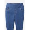 Woman Within Plus Size Pull-On Flex Elastic-Waist Stretch Denim Capri Jeans(Stonewash Sanded)