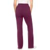 Woman Within Plus Size Stretch-Cotton Knit Pull-On Bootcut Leggings(Deep Claret)