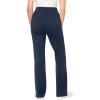 Woman Within Plus Size Stretch-Cotton Knit Pull-On Bootcut Leggings(Navy)