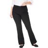 Woman Within Women’s Plus Size Bootcut Stretch Denim Jean – 14 W, Black Denim