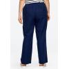 ellos Plus Size Linen-Blend Elastic Waist Drawstring Relaxed Pant(Hot Red)