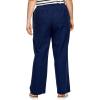 ellos Plus Size Linen-Blend Elastic Waist Drawstring Relaxed Pant(New Khaki)