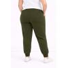 ellos Plus Size Studio French Terry Drawstring Elastic Waistband Jogger(Forest Jade)