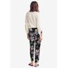 ellos Plus Size Woven Soft Pants(Animal Print)