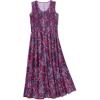Woman Within Plus Size Pintucked Sleeveless Dress(White Day Dream Petal)