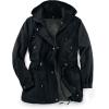Woman Within Plus Size Taslon Anorak Jacket With Removable Fleece Lining(Black)