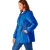 Woman Within Plus Size Taslon Anorak Jacket With Removable Fleece Lining(Bright Cobalt)