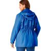 Woman Within Plus Size Taslon Anorak Jacket With Removable Fleece Lining(Bright Cobalt)