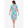 Dreams & Co. Plus Size Short T-Shirt Lounger(Multi Jungle)