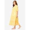 Dreams & Co. Plus Size Tiered Peasant Lounger(Yellow Medallion)